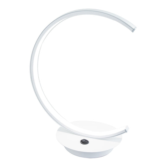 Lámpara sobremesa LED UBER ALEMAR blanca con luz neutra - Vista principal