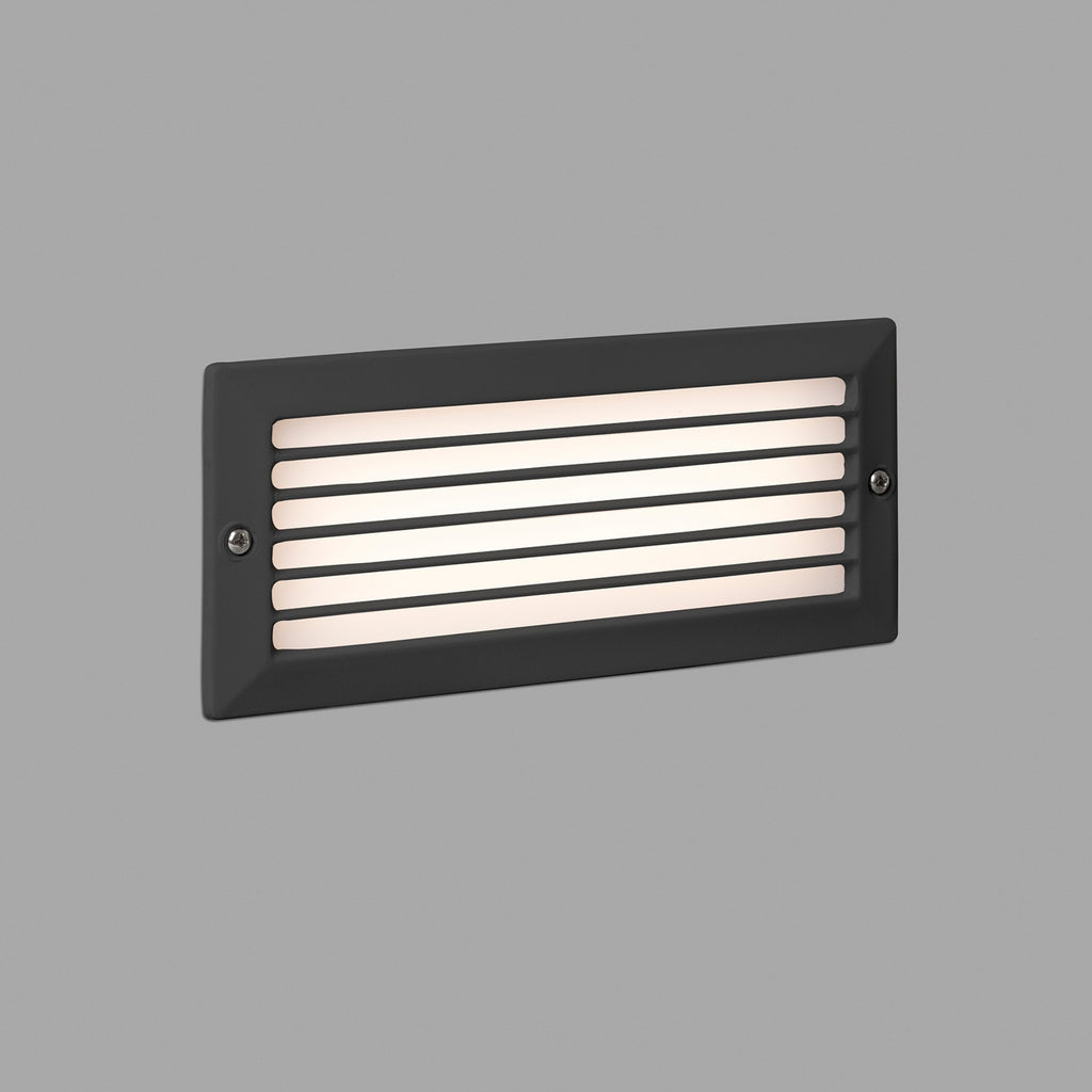 STRIPE-1 Empotrable de Pared Gris Oscuro Faro 72095 para iluminación exterior