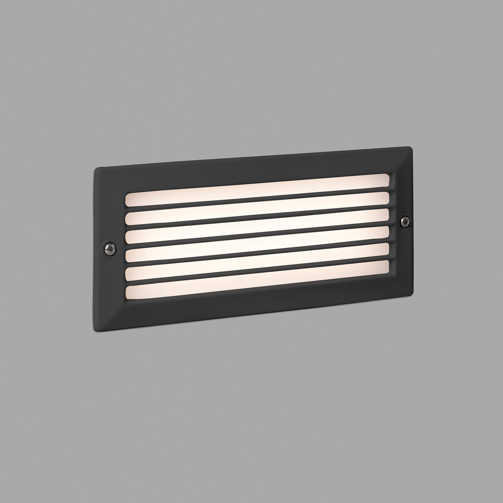 STRIPE-1 Empotrable de Pared Gris Oscuro Faro 72095 para iluminación exterior