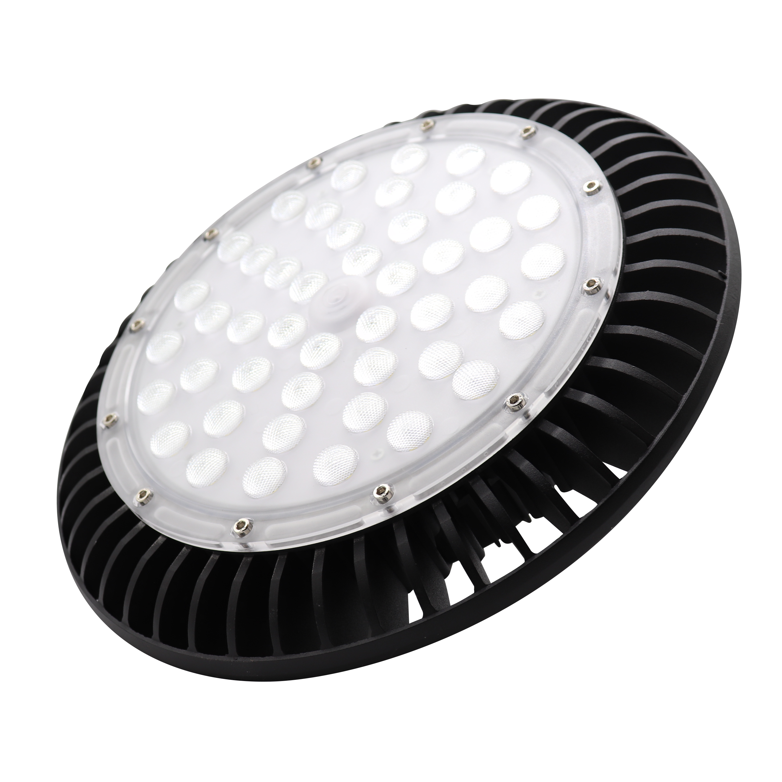 Campana LED Monzonita Fabrilamp / Abrila, perfecta para naves industriales
