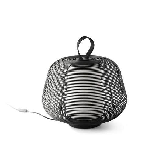 Lámpara Portátil de Exterior NARA 35 cm Negro Mate FARO - vista principal | FARO