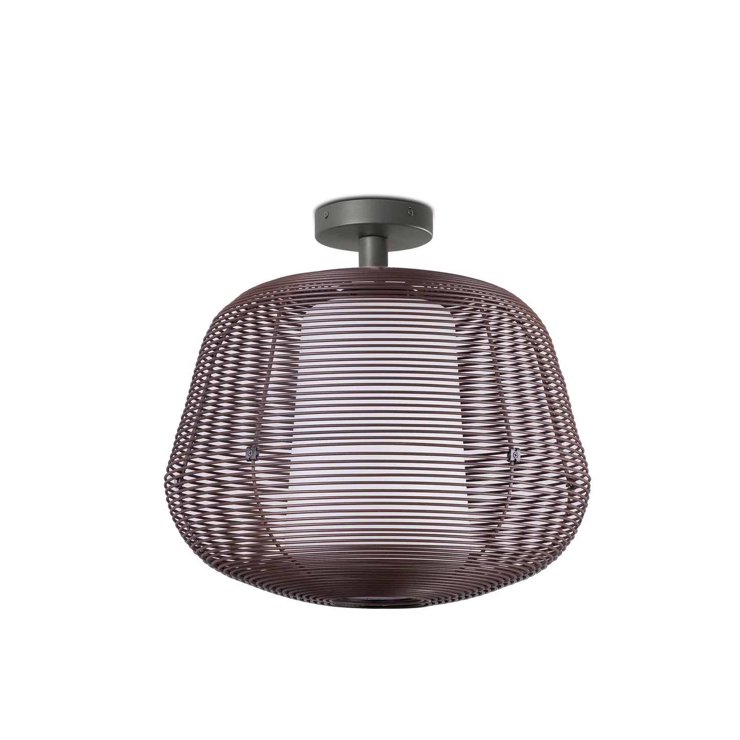 NARA Lámpara Portátil Marrón Óxido FARO 72102-157 para exterior y jardín