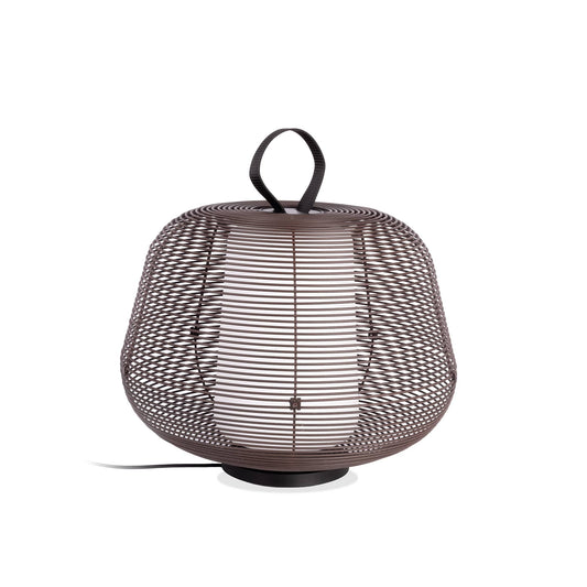 Lámpara Portátil de Exterior NARA 35 cm Jaula Marrón Óxido Faro - vista principal | FARO