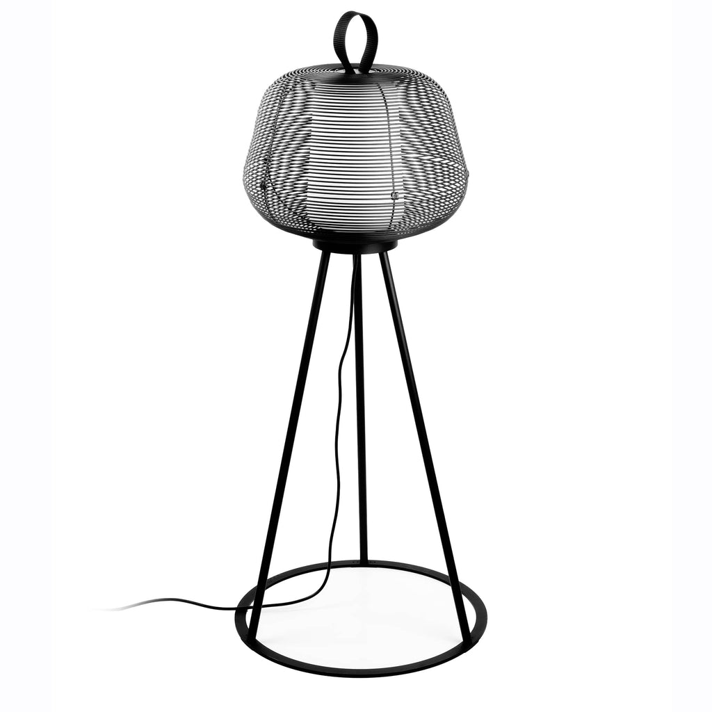 NARA Lámpara de Pie Exterior Negra Faro 72103-156 para iluminación de jardín resistente