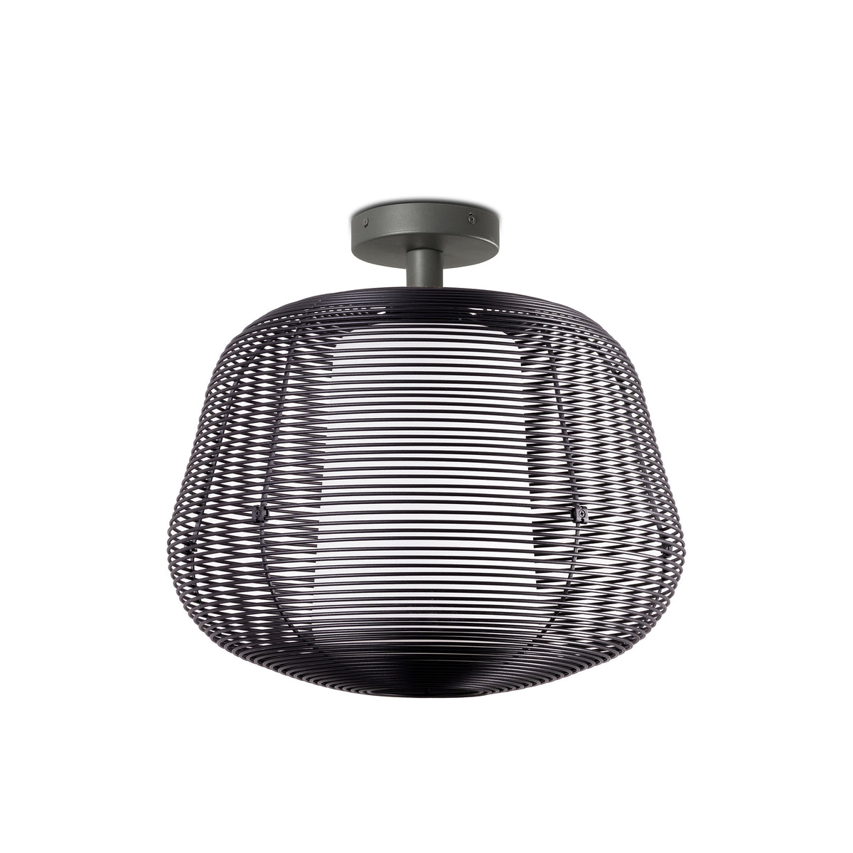 Lámpara Colgante Exterior NARA S Jaula E27 FARO - Negro | FARO