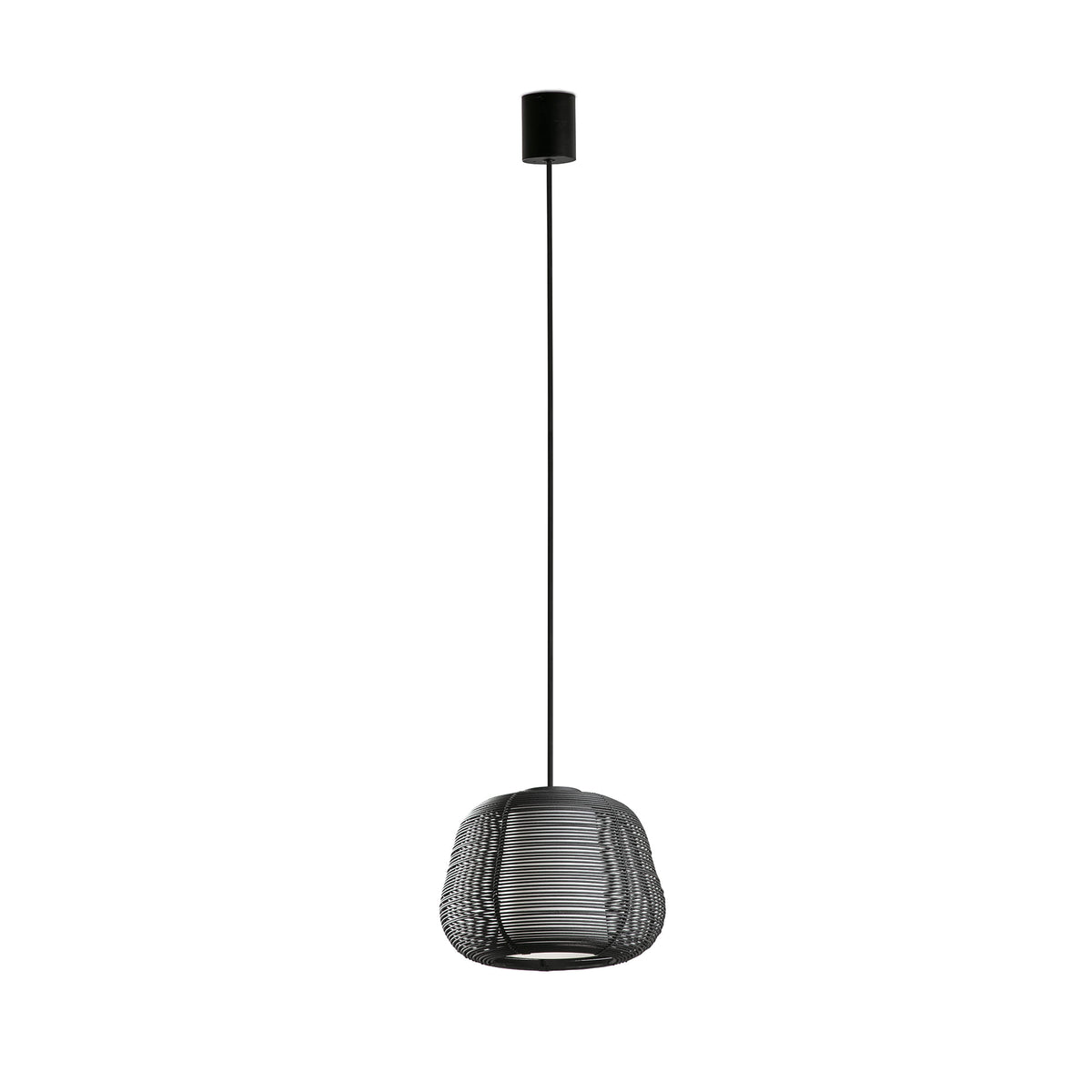 Lámpara Colgante Exterior NARITA Negro Jaula IP65 FARO - vista principal | FARO