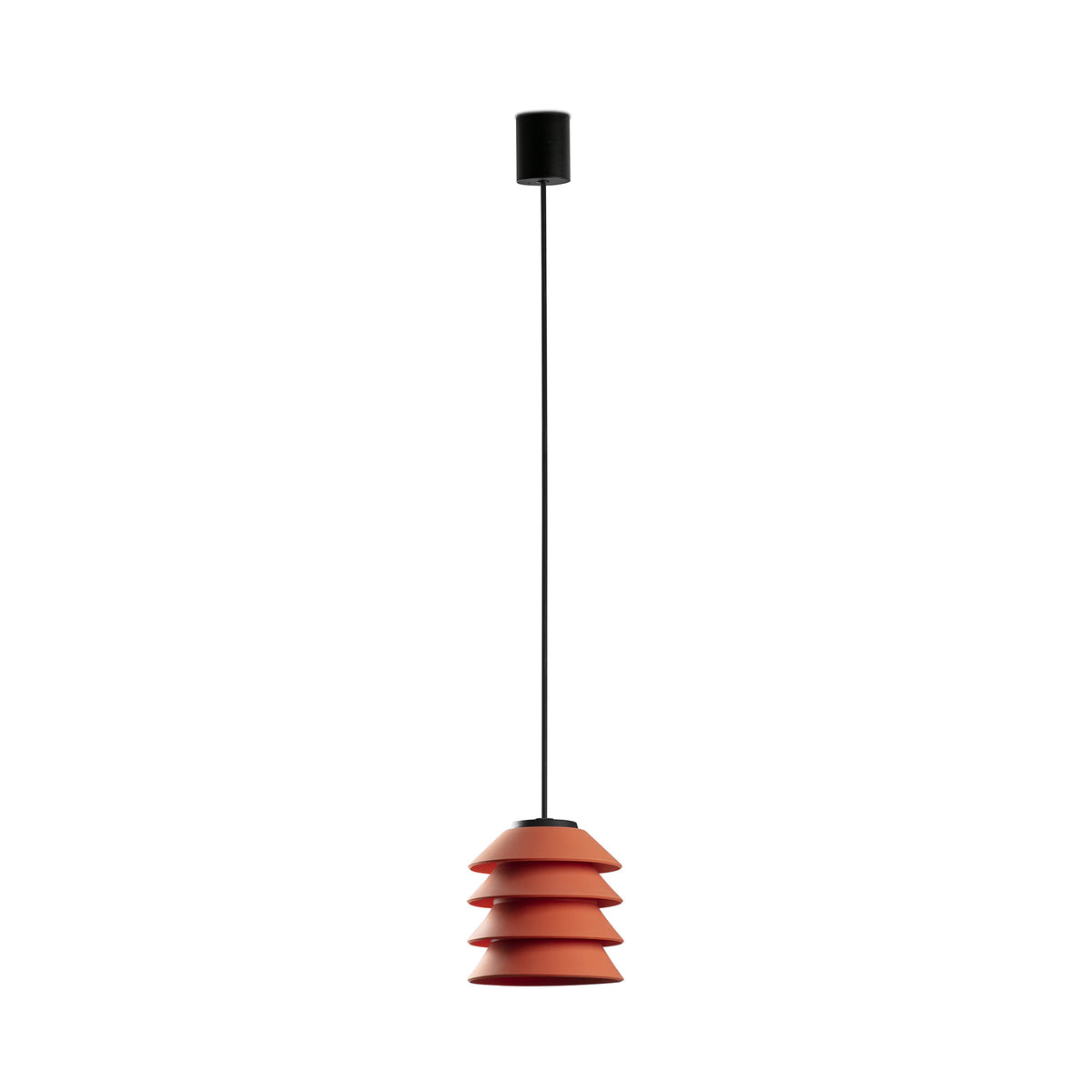Lámpara Colgante Exterior TOBA Silicona IP65 FARO - Naranja | FARO