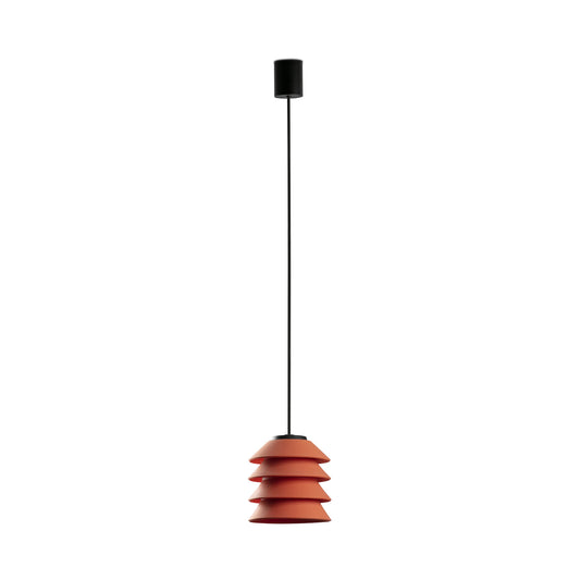 Lámpara Colgante Exterior TOBA Silicona IP65 FARO - Naranja | FARO