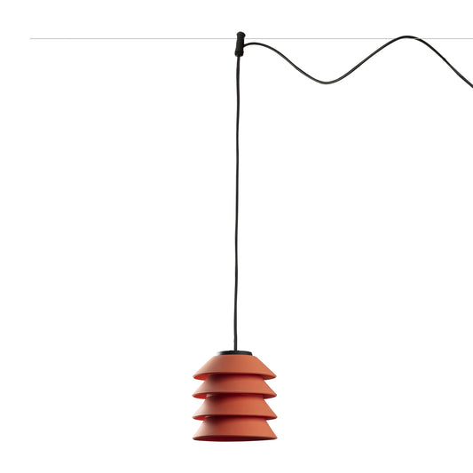 Luminaria Colgante Exterior TOBA IP65 FARO - Naranja | FARO