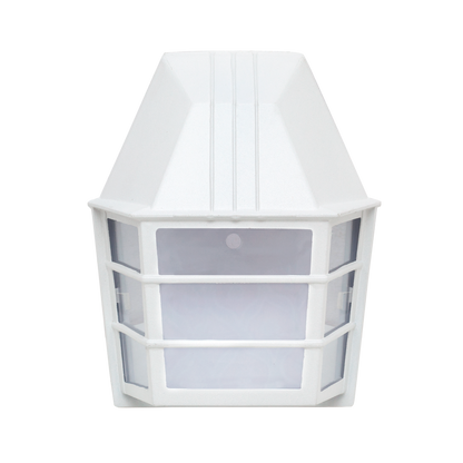 Aplique de pared Acrux con protección IP23 contra lluvia, ideal para exterior