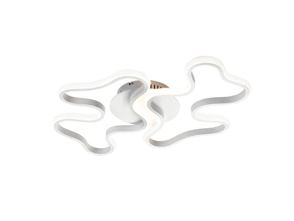 Plafón de Techo LED Marea Grande Blanco Arenado 28W Schuller - vista principal | Schuller