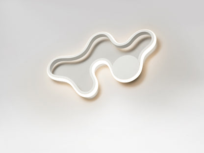 Aplique de Pared LED Marea 14W Blanco Arenado Schuller en ambiente decorado | Schuller