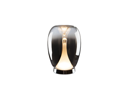 Lámpara de Sobremesa Suspiro 27 cm LED y Cristal Smoky Schuller - Cromo / Smoke | Schuller · Ref. 724319