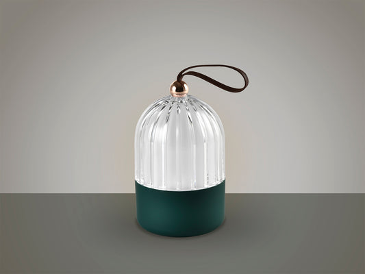 Lámpara de Sobremesa Portátil Chiqui LED Verde Mate Schuller en ambiente decorado | Schuller