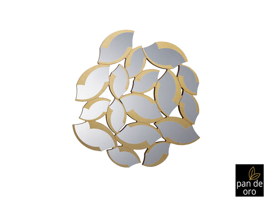 Espejo Decorativo de Pared Sandal 120 cm Pan de Oro Dorado Schuller - vista principal | Schuller