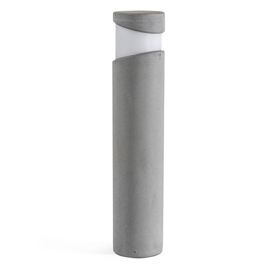 Baliza Exterior BLOCK Gris Cemento FARO 74142 para jardín
