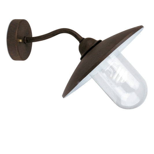 Aplique de Exterior Wally 30 cm Marrón Óxido Cristal FARO - vista principal | FARO