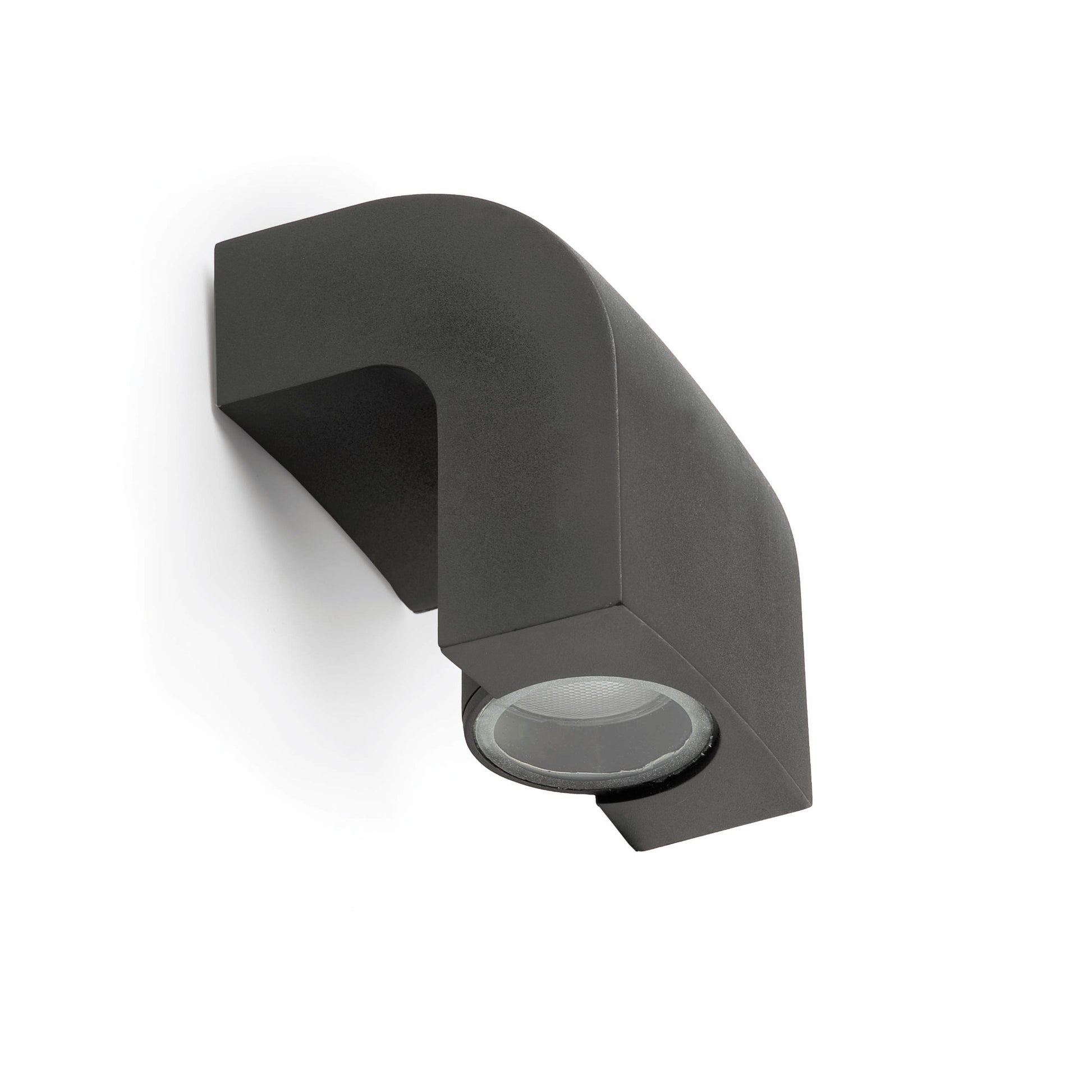 KLAMP Aplique Exterior Gris Oscuro FARO 74407 para iluminación de terrazas y jardines.