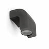KLAMP Aplique Exterior Gris Oscuro FARO 74407 para iluminación de terrazas y jardines.