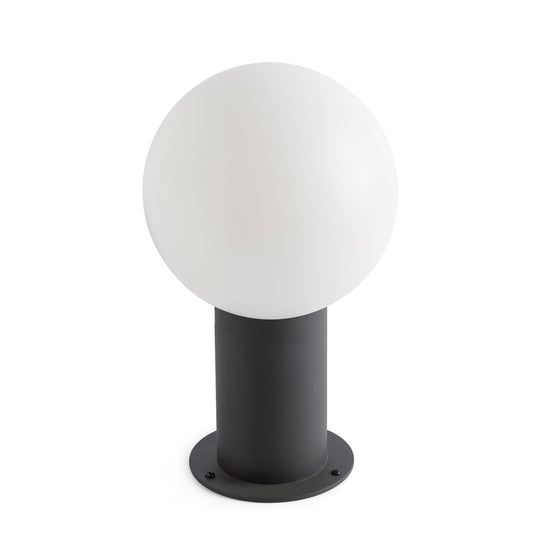 Moon 300 Sobremuro Exterior Gris Oscuro Faro 74433S-01 para jardín y patio