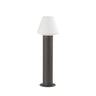 MISTU 600 Baliza Luminaria Jardín Gris Oscuro FARO - LuzGuru 74434B-02