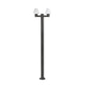 MISTU 2L Farola de Jardín Gris Oscuro FARO 74435F2-02 para exterior