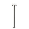 Farola Jardín MISTU 3L Gris Oscuro Faro 74436F3-02 para exterior
