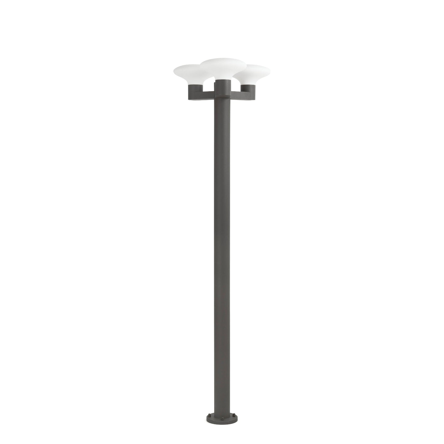 BLUBS Farola 3 Luces Exterior Gris Oscuro FARO - LuzGuru 74436F3-03