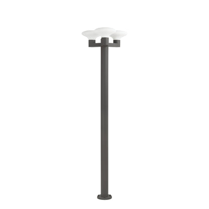 BLUBS Farola 3 Luces Exterior Gris Oscuro FARO - LuzGuru 74436F3-03