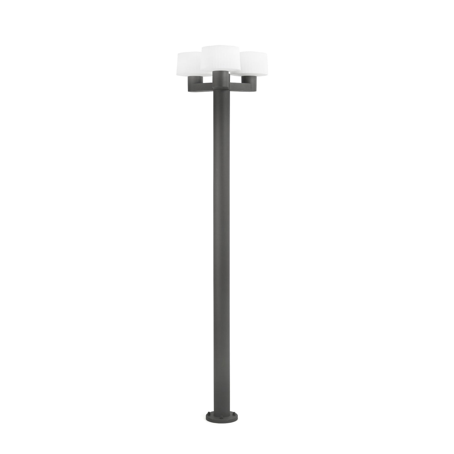 MUFFIN Farola de Exterior 3 Luces Gris Oscuro FARO 74436F3-04