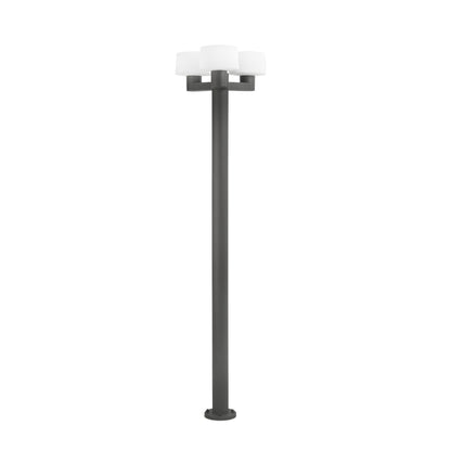 MUFFIN Farola de Exterior 3 Luces Gris Oscuro FARO 74436F3-04