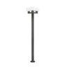 MUFFIN Farola de Exterior 3 Luces Gris Oscuro FARO 74436F3-04