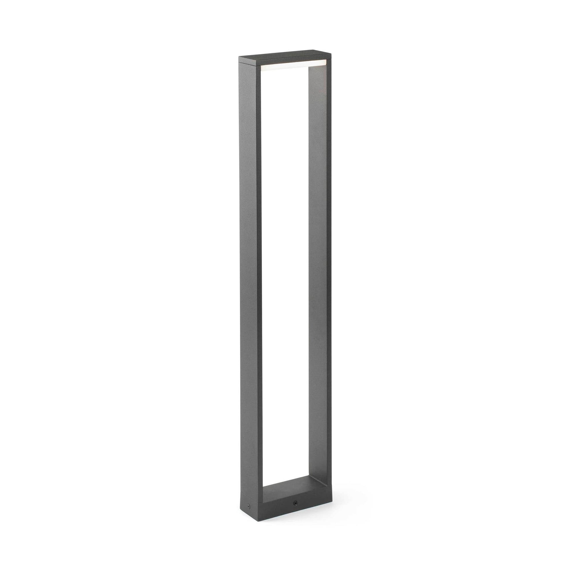 ALP 800 Baliza LED Gris Oscuro para Jardín Faro, iluminación exterior moderna