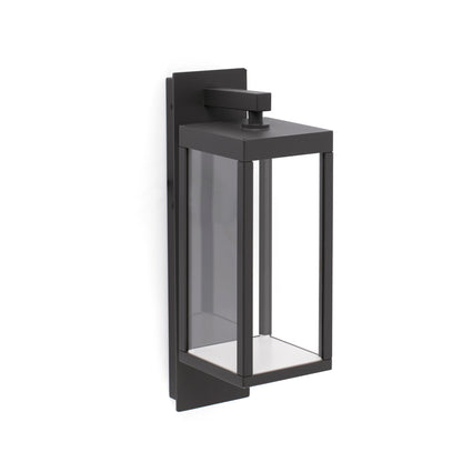 KERALA Aplique de Pared Exterior Gris Oscuro FARO 74453 para iluminar tu jardín con estilo.