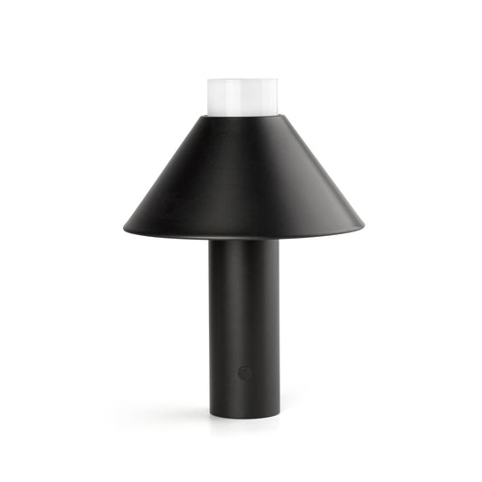 FUJI Lámpara Portátil con Gancho Negra Faro, ideal para iluminar tu terraza con estilo.