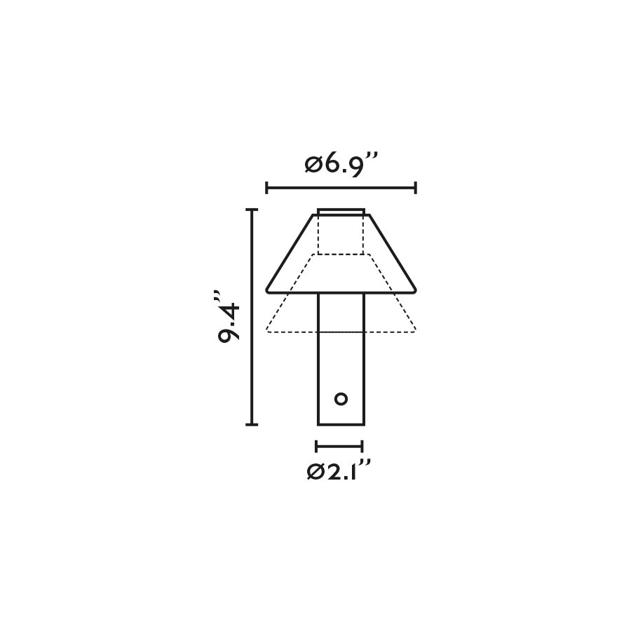 Lámpara portátil FUJI con tecnología SMD LED y 3 intensidades de luz, adaptable a tu ambiente.