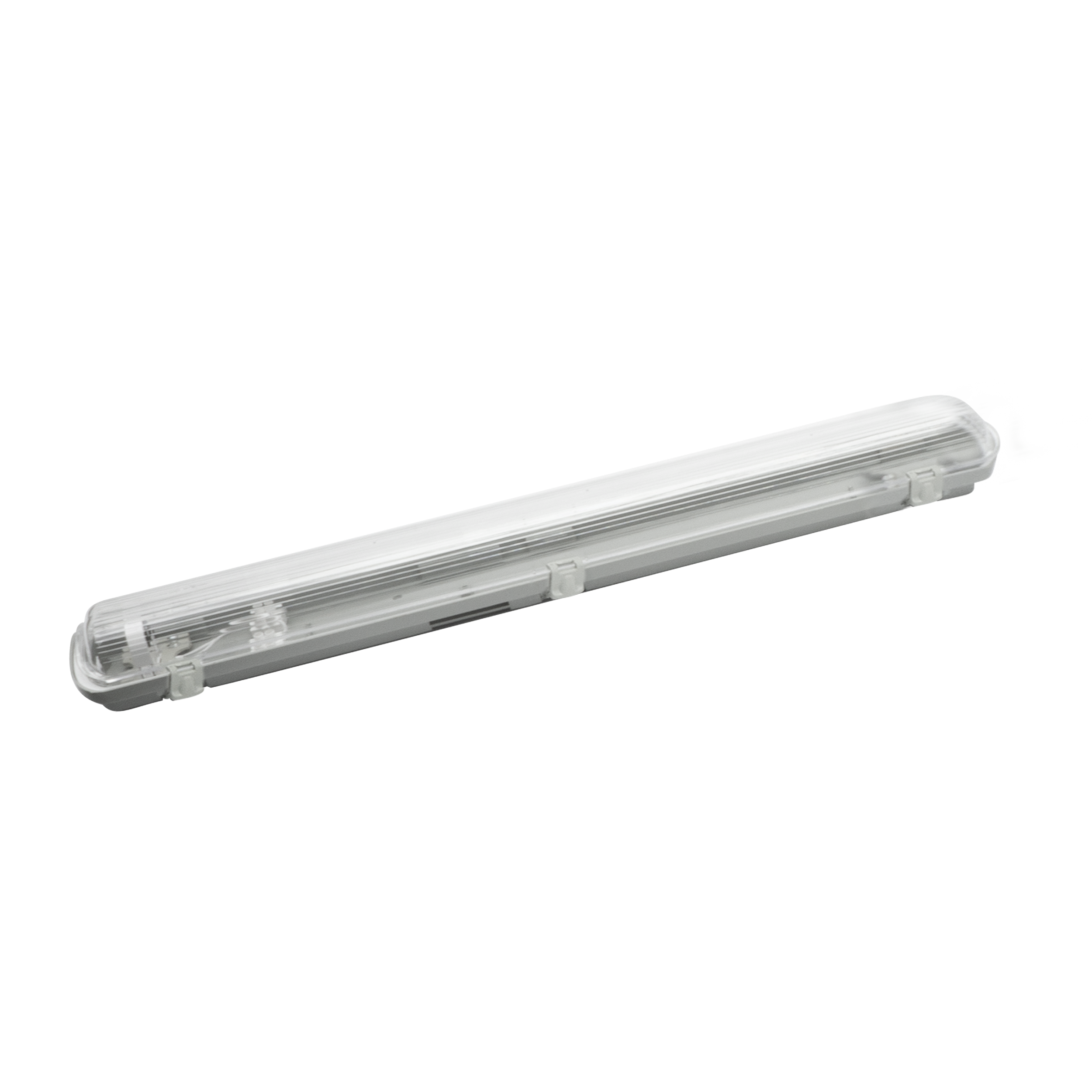 Pantalla Estanca 60cm Lines LED T8 IP54 Gris/Transparente - Vista frontal