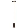 Pie de salón LED regulable ALEMAR Fresno madera oscura - Vista principal