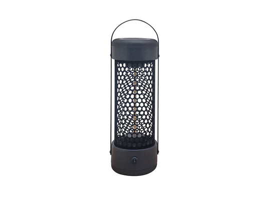 Estufa Eléctrica de Exterior Tipo Farol Heat Black 1200W Negro Schuller - vista principal | Schuller