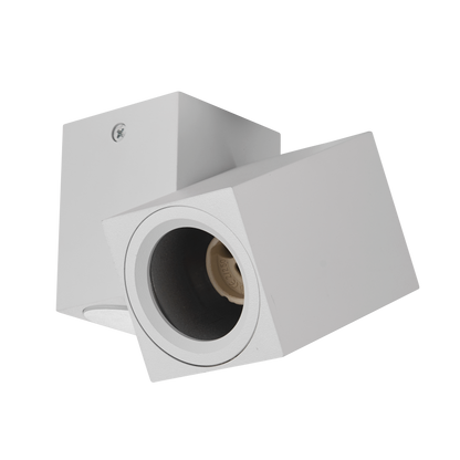 Foco Nerja 1xGU10 Blanco Orientable 360º - Fabrilamp - luzguru.com