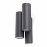 STEPS Aplique de Exterior Doble Gris Oscuro FARO 75503