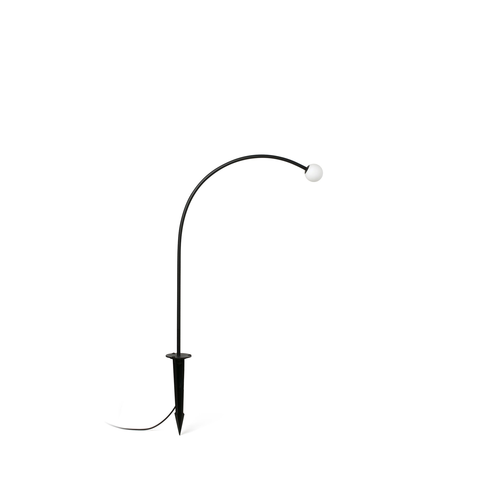 CUCA 650 Estaca Jardín Negra Minimalista FARO - LuzGuru 75561