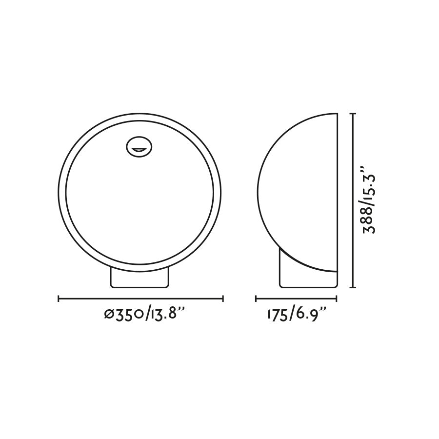Baliza LED GAIA con protección IP55, perfecta para iluminación exterior resistente