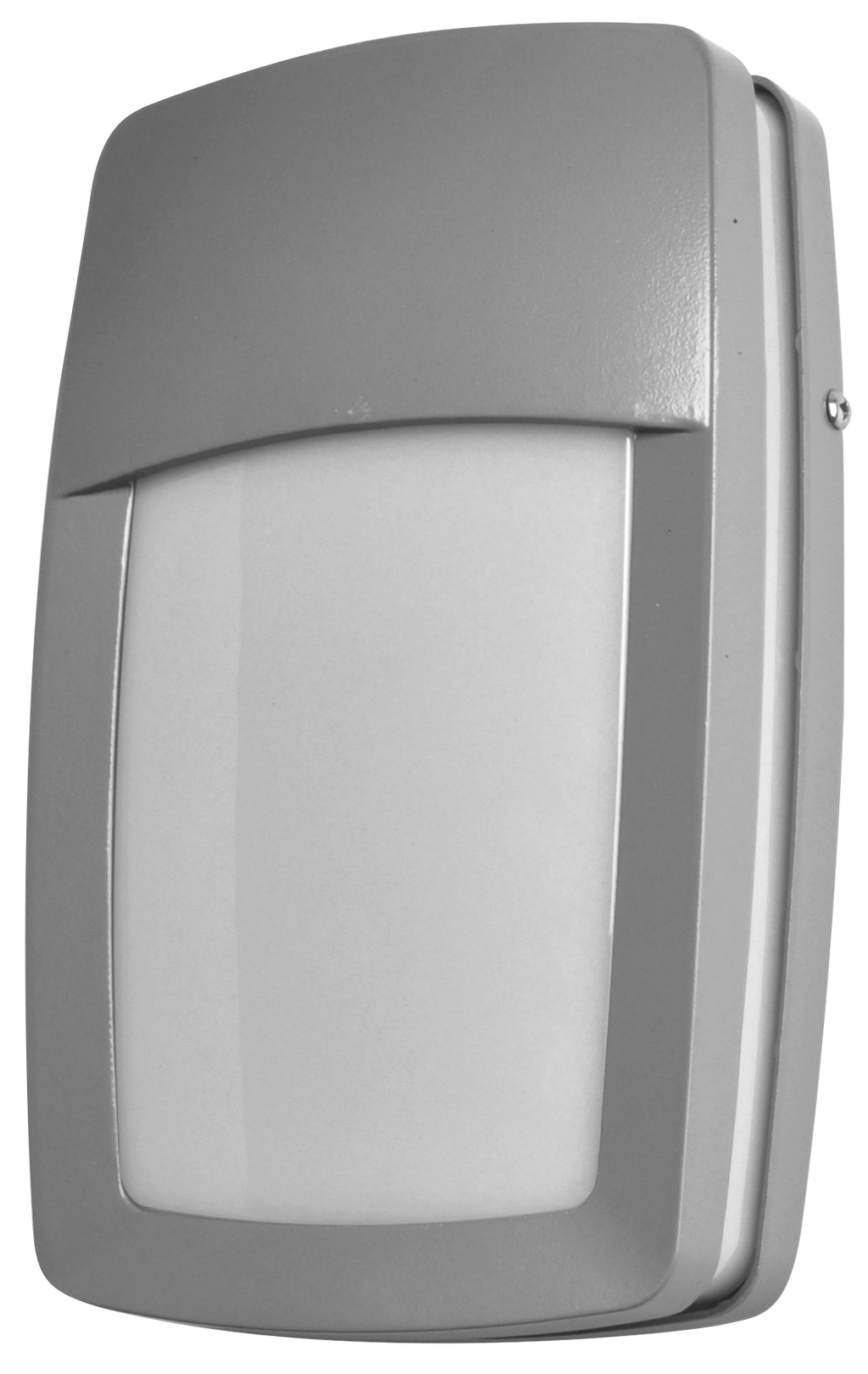 Aplique exterior de aluminio Altair gris IP44 de Fabrilamp, diseño moderno y resistente a la intemperie.