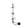 CLAP Aplique Plafón Exterior IP65 Negro Faro 75712-233
