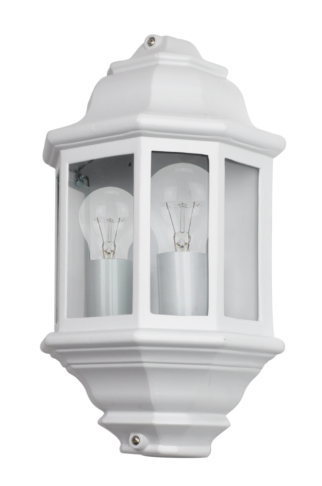 Aplique Exterior Aluminio Shaula 2xe27 Blanco IP44 38,5x22x12,5 Cm de Fabrilamp en luzguru.com