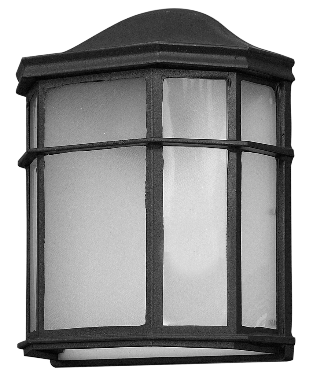 Aplique Bellatrix fabricado en Aluminio color Negro