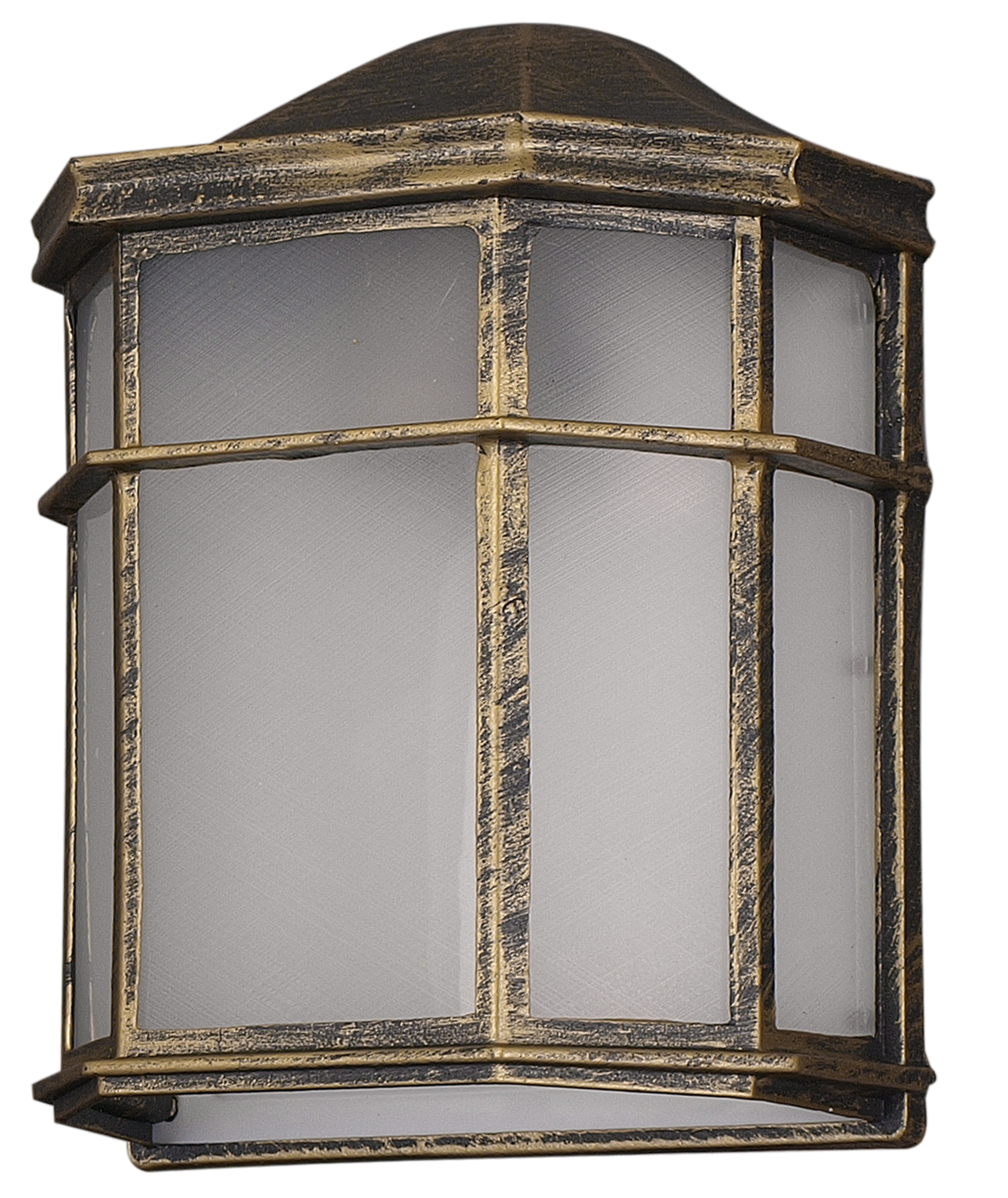 Aplique Bellatrix fabricado en Aluminio color Negro/Oro