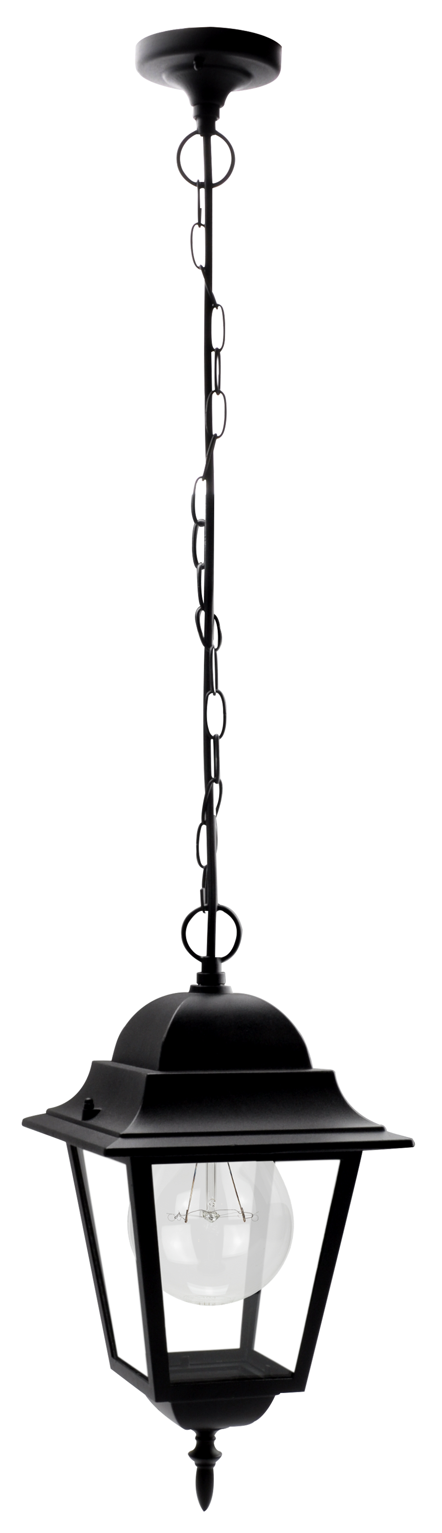 Colgante Spica fabricado en aluminio color negro