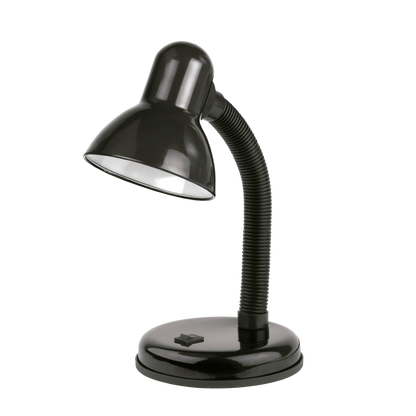 Flexo Yodo Negro E27 de Fabrilamp: Iluminación orientable para escritorio. Compra en luzguru.com